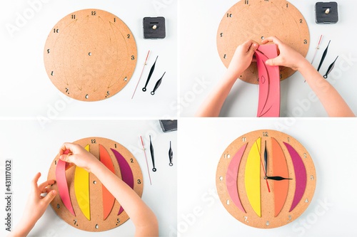 Foto Collage DIY and kid's creativity