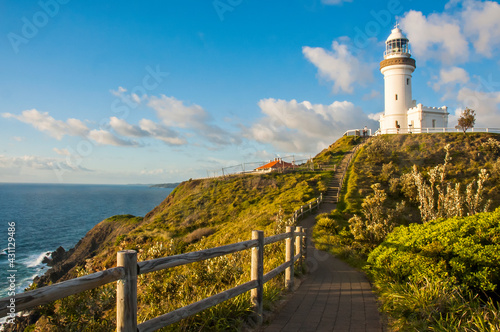 Morning view of Byron Bay Lighthouse, the most eastern mainland of Australia, New South Wales, Australia Fototapet