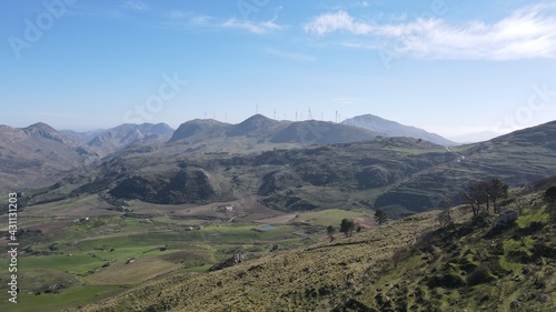 view of the mountains