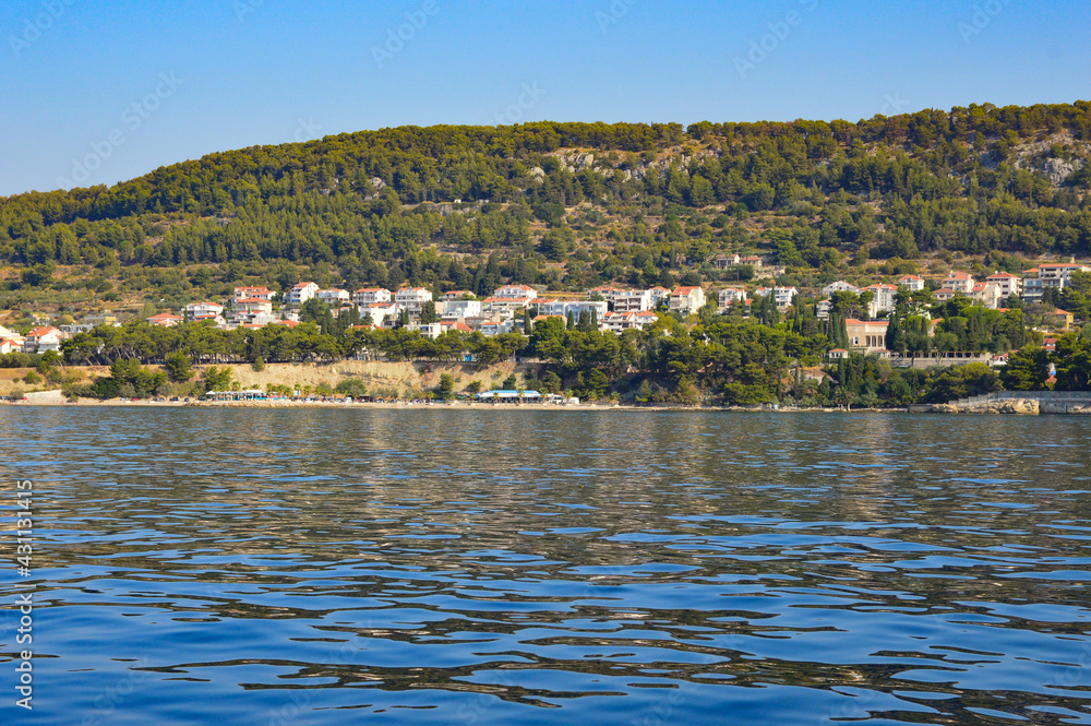 Image of the coast of Brac, an island of Croatia in the Adriatic Sea.