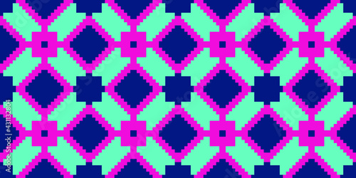 Modern Pixels background 8 bit. Vector illustration