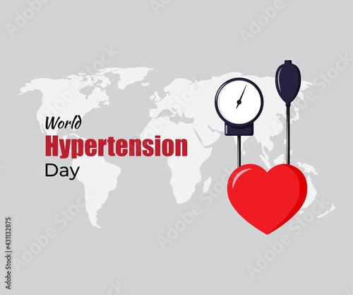 vector illustration for world hypertension day