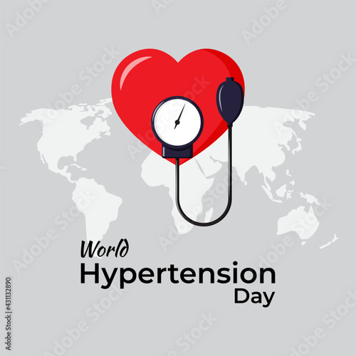vector illustration for world hypertension day