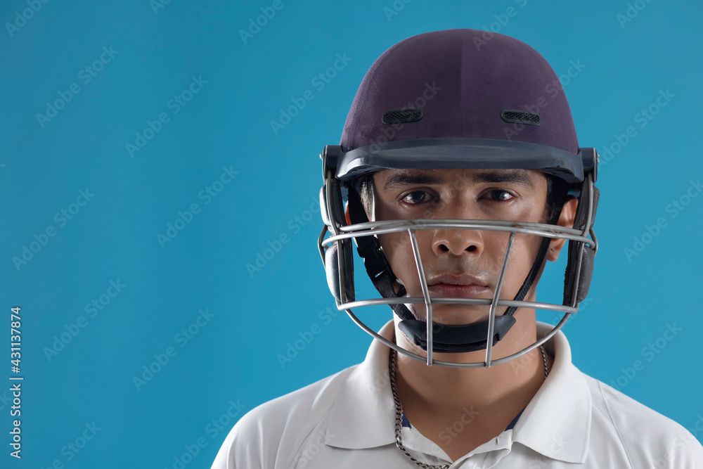 Portrait of a batsman Portrait of a batsman