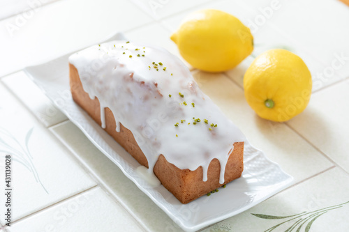 自宅でお菓子作り　レモンケーキ