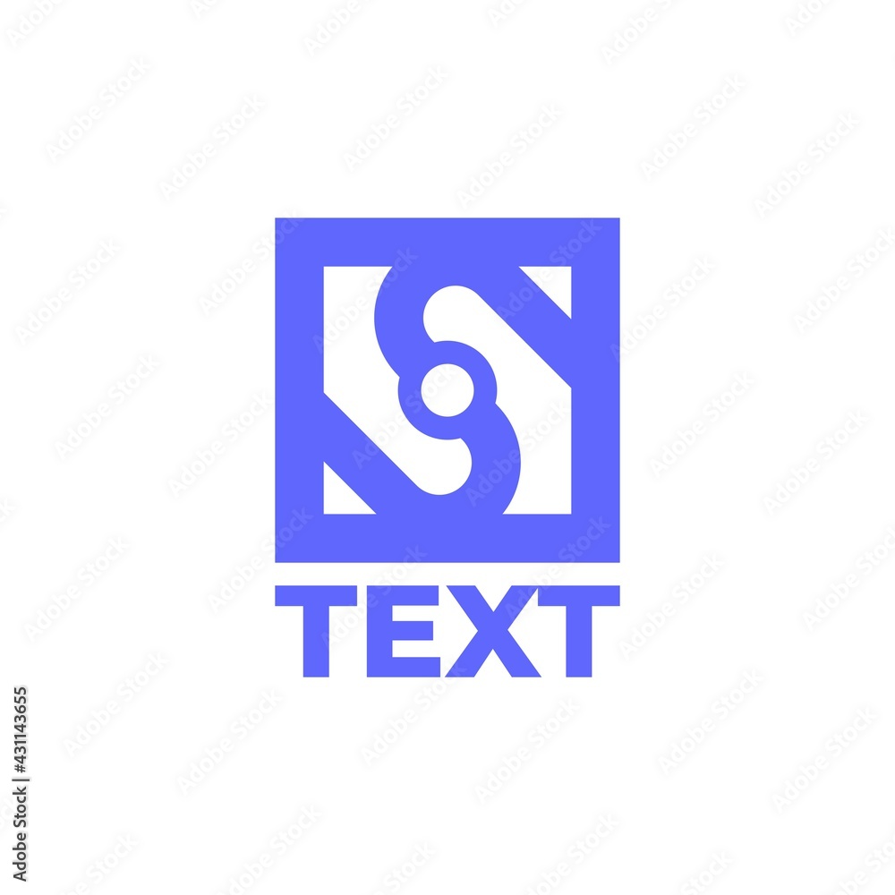 Logo elements: Letter 's' and turbulence sign, spiral. Vector. Logo elements: Letter 's' and turbulence sign, spiral. Vector.