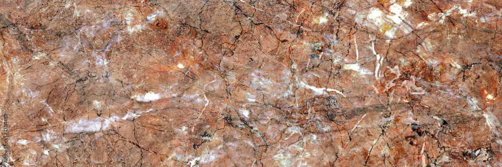 Naklejka premium Red marble texture, natural breccia marbel background for ceramic wall and floor tiles, red colour polished slice mineral, granite slab stone ceramic tile, polished quartz stone. rustic matt limestone