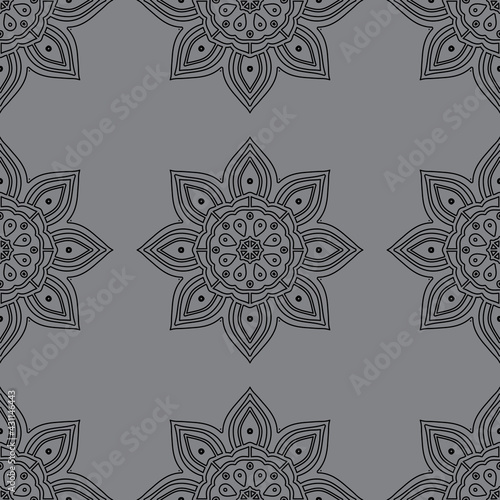 Seamless pattern  Wallpaper. Elegant and classic texture. Luxury ornament. Layout for fabric and textiles  Wallpaper.