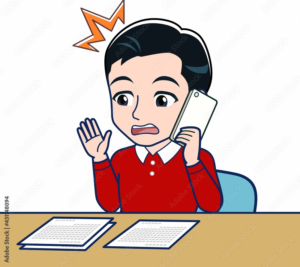 赤い服を着た若い男性 赤い服を着た若い男性