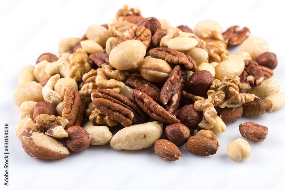 Large diversity of healthy nuts Large diversity of healthy nuts