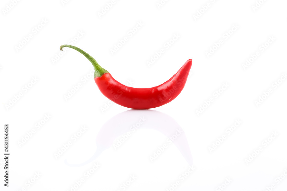Red chili pepper isolated on a white Red chili pepper isolated on a white