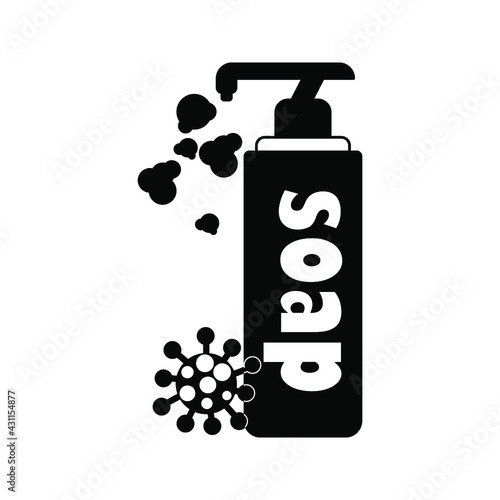 germicidal soap icon