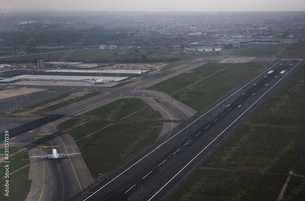 Fiumicino Airport. Made preparation for flight Fiumicino Airport. Made preparation for flight