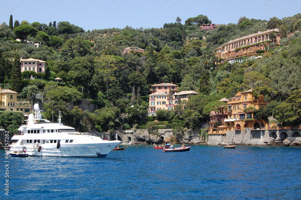 Fototapeta premium san fruttuoso santa margherita ligure 5 terre camogli