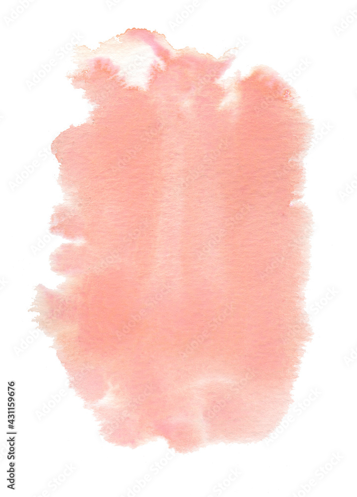 Watercolor illustration delicated splash, stain Watercolor illustration delicated splash, stain