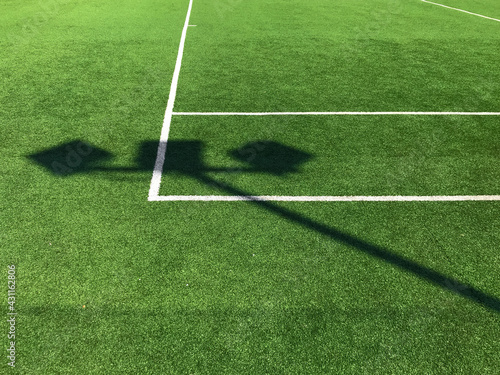 Tennis court. Tennis field coverage. Markup.