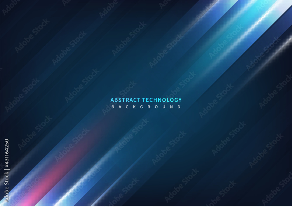 Abstract technology geometric overlapping hi speed line movement design background with copy space for text. Abstract technology geometric overlapping hi speed line movement design background with copy space for text.
