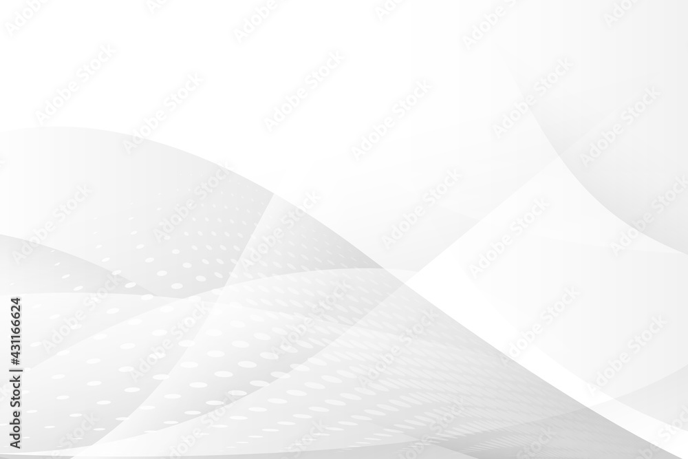 Abstract white halftone and wavy lines technology digital hi tech concept background. Vector illustration Abstract white halftone and wavy lines technology digital hi tech concept background. Vector illustration