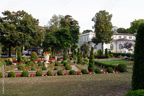 Obraz na płótnie Im Kurpark von Misdroy Polen w salonie
