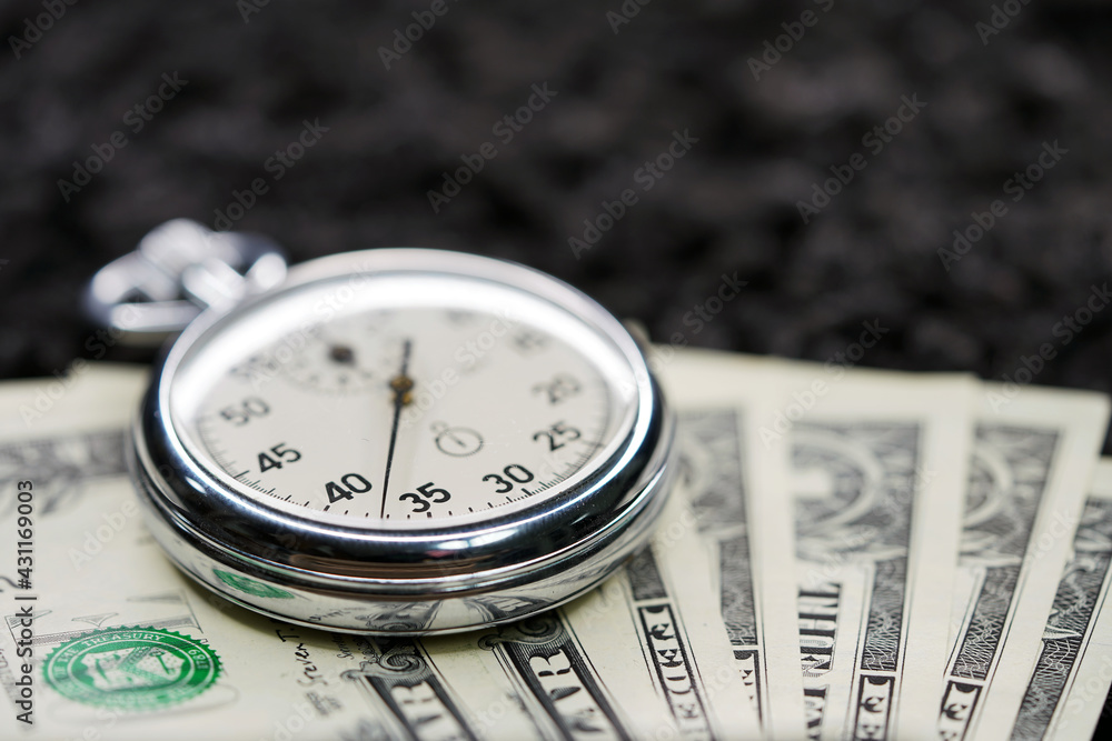 Stopwatch close-up. Chronograph round isolated on background. Macro. Clock. Scale of the measuring device. Timer Stopwatch close-up. Chronograph round isolated on background. Macro. Clock. Scale of the measuring device. Timer