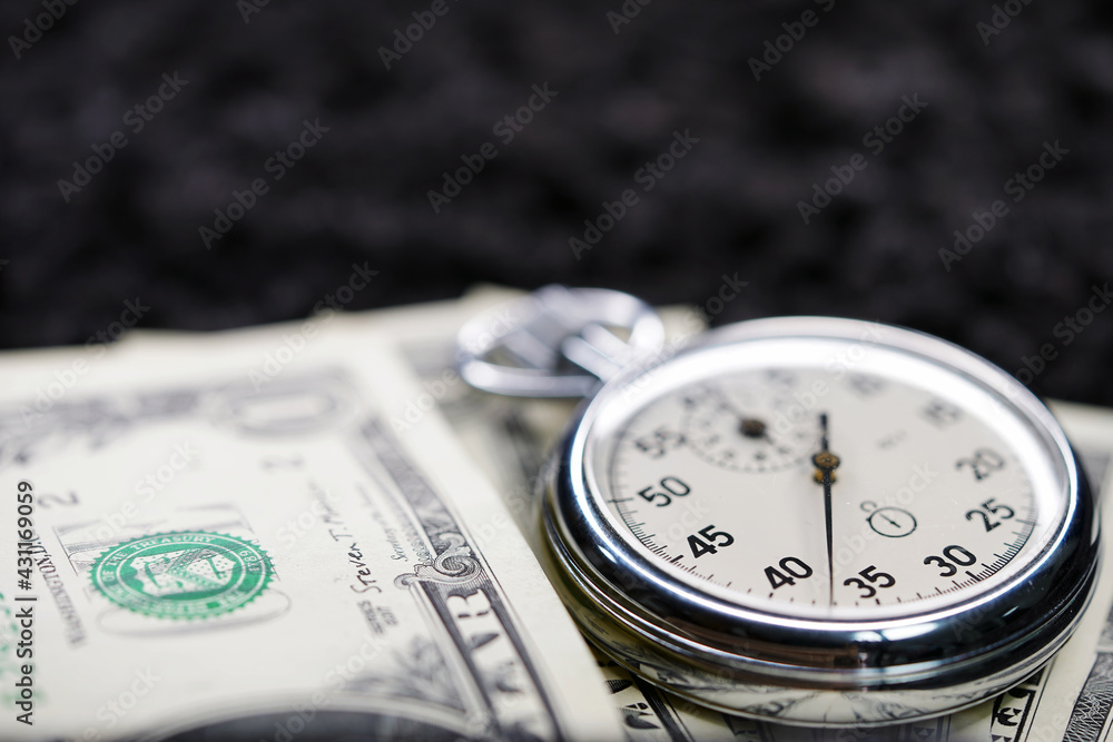 Stopwatch close-up. Chronograph round isolated on background. Macro. Clock. Scale of the measuring device. Timer Stopwatch close-up. Chronograph round isolated on background. Macro. Clock. Scale of the measuring device. Timer