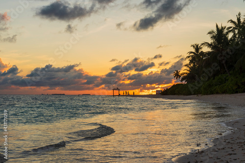 Fototapeta Naklejka Na Ścianę i Meble -  Shot of a tropical island. Holiday