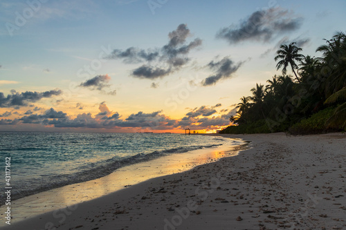 Shot of a tropical island. Holiday