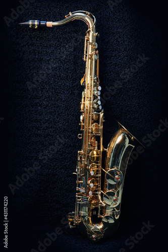 Canvas Print Saxophone jazz instruments