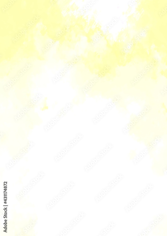 淡い黄色の水彩テクスチャ背景