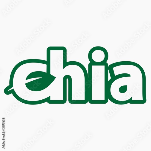 crypto currency chia logo green color
