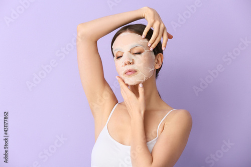 Beautiful young woman with ...