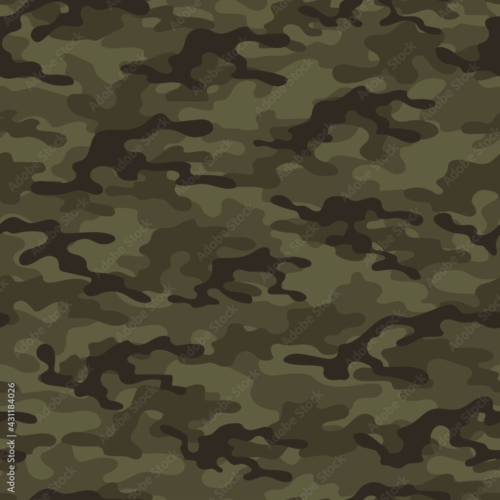 military green camouflage. vector seamless print. army camouflage for clothing or printing military green camouflage. vector seamless print. army camouflage for clothing or printing