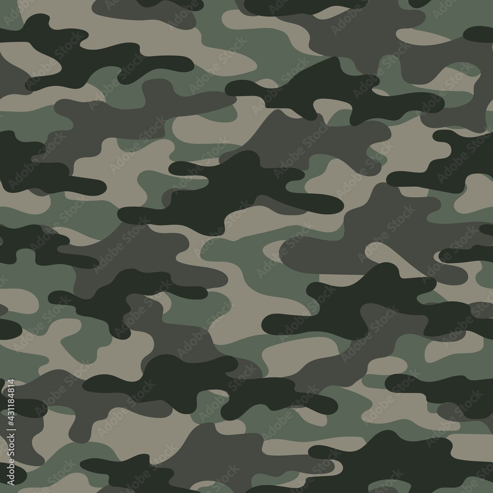 Fototapeta premium military camouflage. vector seamless print. army camouflage green for clothing or printing