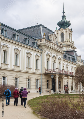 Obraz na płótnie Palace of Festetics in Keszthely at Lake Balaton, Hungary w salonie