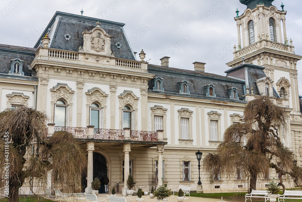 Palace of Festetics in Keszthely at Lake Balaton, Hungary