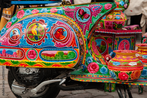 Truck art, Bike art, Traditional Handcraft of Pakistan, Lok Virsa, Islamabad