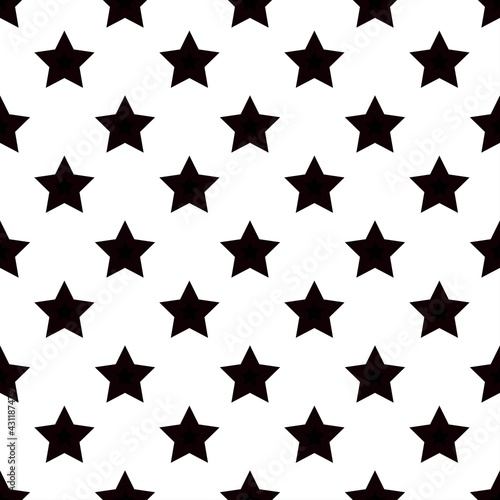 star print  vector seamless pattern for clothing or print