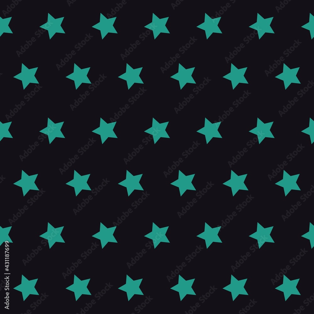 blue star print, vector seamless pattern for clothing or print blue star print, vector seamless pattern for clothing or print