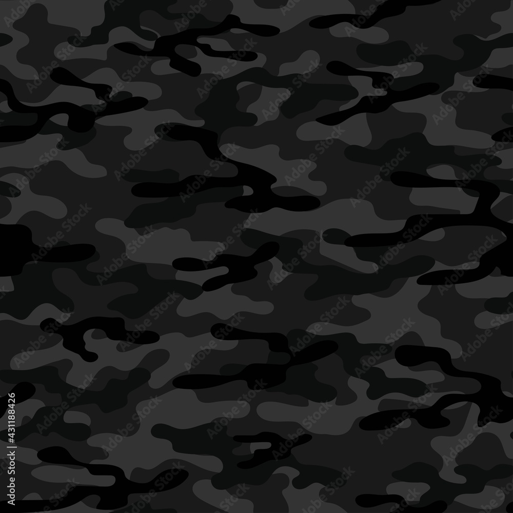 military camouflage. vector seamless print. army camouflage for clothing or  printing vector de Stock | Adobe Stock