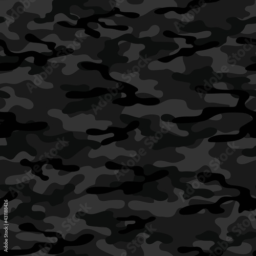 military camouflage. vector seamless print. army camouflage for clothing or printing