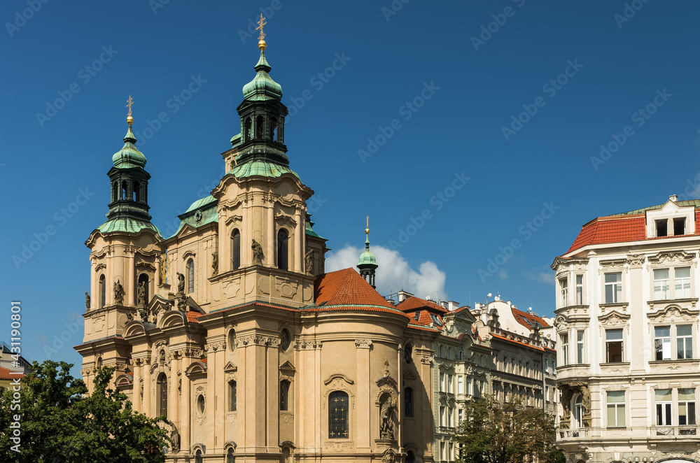 a Late-Gothic and Baroque church in the Old Town of Prague