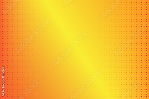 Abstract background in yellow and orange colors and dots for design. Vector illustration