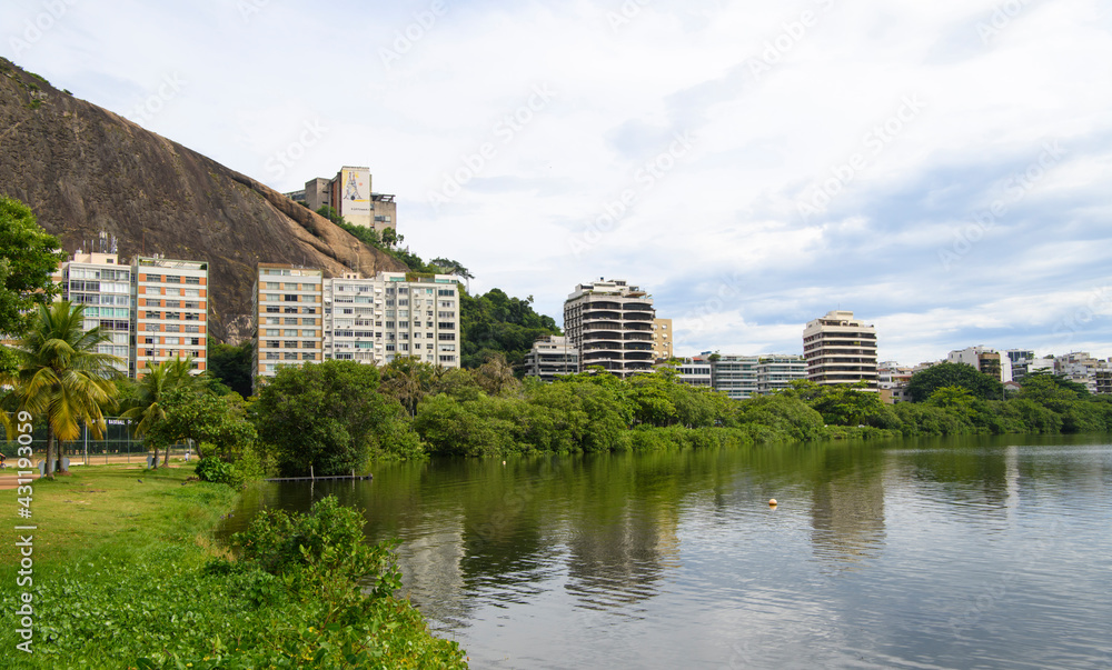  View of  the Rodrigo de Freitas Lagoon