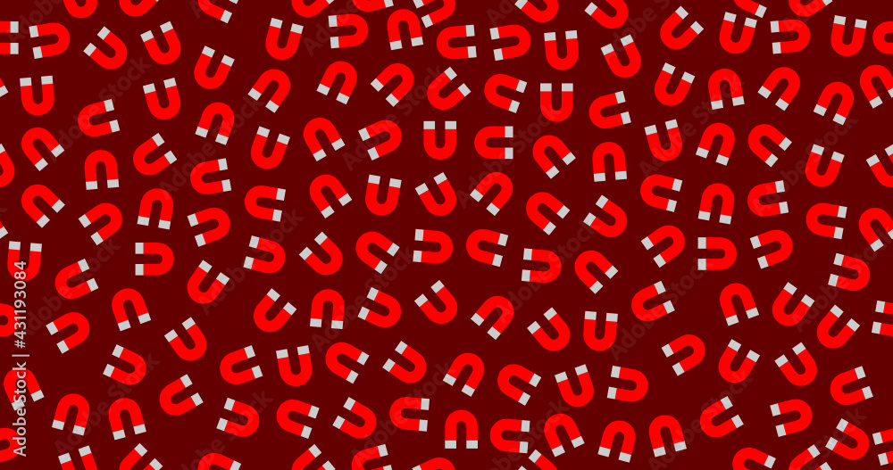 simple seamless manet pattern vector 