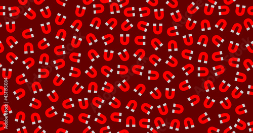simple seamless manet pattern vector 