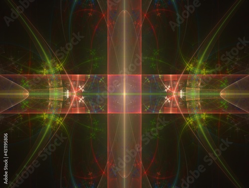 Imaginatory fractal background generated Image