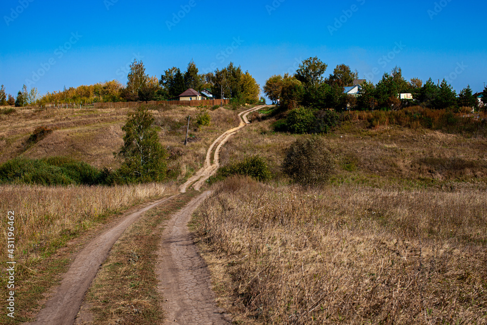 Fototapeta premium country road