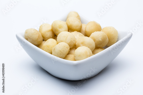 Nueces de macadamia tostadas y saladas