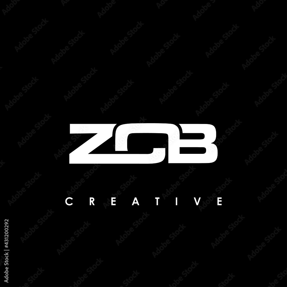 ZCB Letter Initial Logo Design Template Vector Illustration ZCB Letter Initial Logo Design Template Vector Illustration