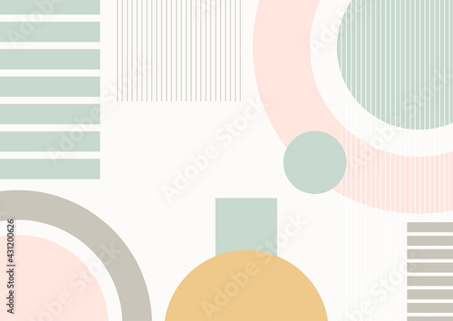 Trendy abstract minimalistisch achtergrondontwerp